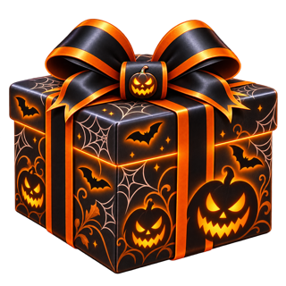Halloween mystery gift box